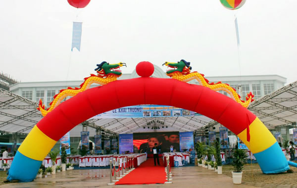 Cho thuê Cổng hơi, rối hơi, khí cầu, bóng bay ở tại TP Vinh Nghệ An