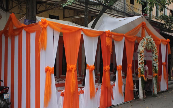 Cho thuê rạp, nhà bạt, khung nhà đám cưới ở tại TP Vinh Nghệ An